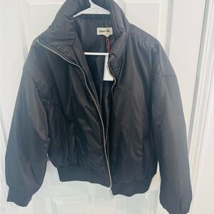 Open Edit Women's Black Puffer Jacket